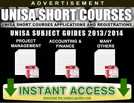 UNISA SHORT COURSES APPLICATIONS AND REGISTRATIONS
